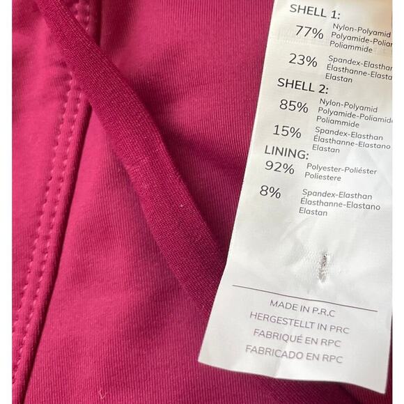 Lace-Up One Piece Swimsuit | Adjustable Straps, Magenta, Size S, Cupshe NWOT - Picture 7 of 7